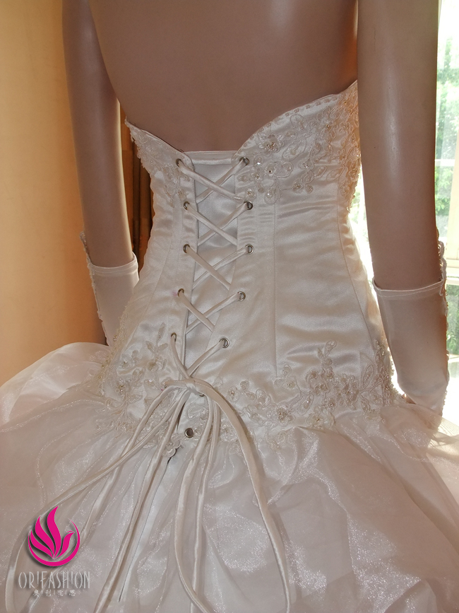 Orifashion HandmadeReal Custom Made Sexy Style Wedding Dress RC1
